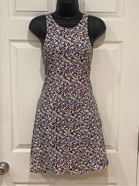American Eagle Outfitters Multi-Color Floral Skater Dress